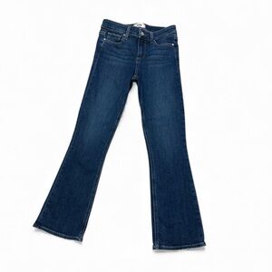 Paige Shelby Flare Jeans Size 26 Classic Mid Rise Blue Denim